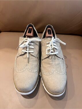 Cole Haan Men's Grand.OS Tan Canvas Casual Brogue Oxfords
Size 13 M - FT C21387